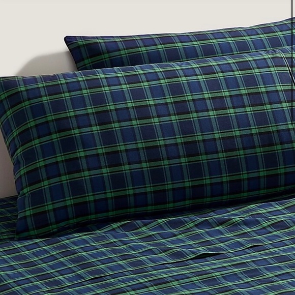 J. Crew Other - J. Crew Limited Edition Duvet Set Black Watch Tartan Plaid NWT King